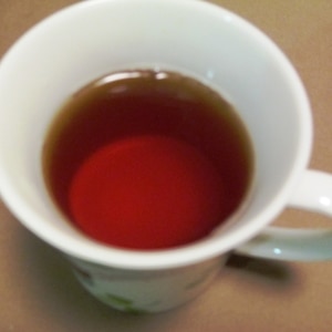 ホット紅茶ジンジャー梅酒